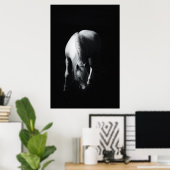 Das weiße Pferd Poster (Heimbüro)