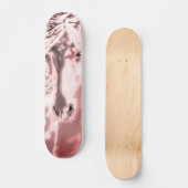 Das weiße Pferd Skateboard (Vorderseite)