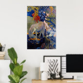 Das Weiße Pferd von Eugène Henri Paul Gauguin Poster (Heimbüro)
