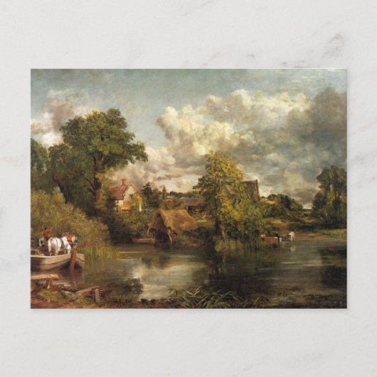 Das Weiße Pferd von John Constable Postkarte (Vorderseite)