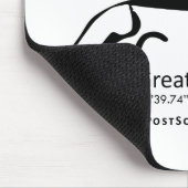 Das weiße Pferd von Uffington Mousepad (Ecke)