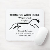 Das weiße Pferd von Uffington Mousepad (Mit Mouse)