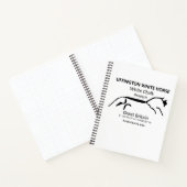 Das weiße Pferd von Uffington Notizblock (Innenseite)