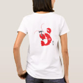 Das weiße Pinchy T der Frauen T-Shirt (Rückseite)