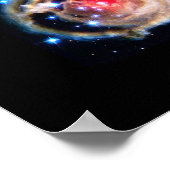 Das weiträumige LichtEcho des roten Supergiganten  Poster (Ecke)