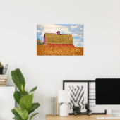 Das Weizenfeld Poster (Heimbüro)