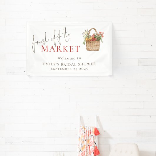 Das Welcome-Brautparty des Marktes frisch Banner (InSitu)