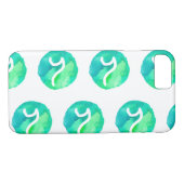 Das Wellen-Green Design Case-Mate iPhone Hülle (Rückseite (Horizontal))