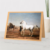 Das Wellesley Gray Arabian von Jacques Agasse Karte (Vorderseite)