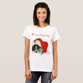 Das Welpe und Kitten frohe Weihnachts-Shirt T-Shirt (Vorne ganz)