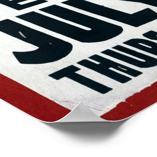 Das Weltbeste Circus Vintage Poster (Ecke)