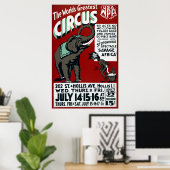 Das Weltbeste Circus Vintage Poster (Heimbüro)