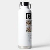 Das weltbeste Daddy Modern Multi Foto Grid Trinkflasche (Vorderseite)