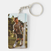 Das weltbeste Foto für Fußballermutter Schlüsselanhänger (Rückseite)