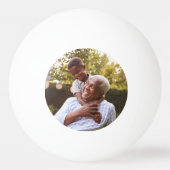 Das weltbeste Foto zum Großvater-Vatertag Tischtennisball (Vorderseite)