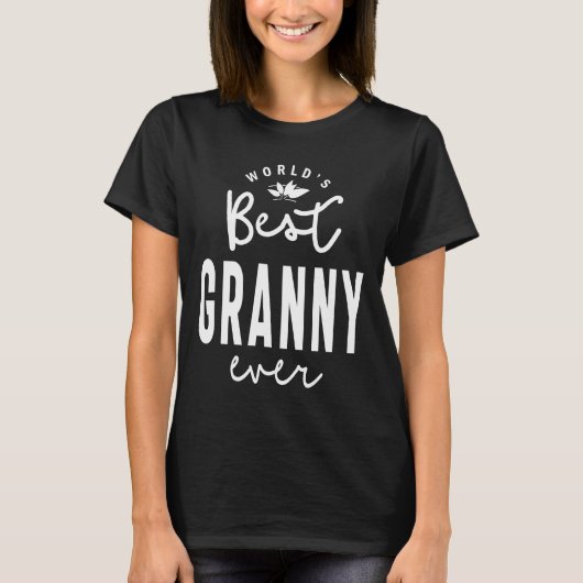 Das weltbeste Granny-Geschenk für Großmutter T-Shirt (Vorderseite)