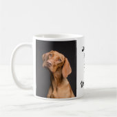 Das weltbeste Hunde-Vater-Herz-Paw-2-Foto Kaffeetasse (Links)