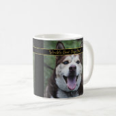 Das weltbeste Hunde-Vater-Pet-Foto Kaffeetasse (VorderseiteRechts)