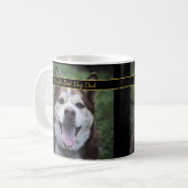 Das weltbeste Hunde-Vater-Pet-Foto Kaffeetasse (Vorderseite Links)