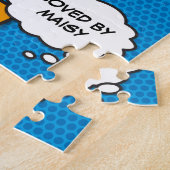 Das weltbeste Husband 12 Foto Blue Fun Comic Puzzle (Seite)