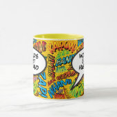 Das weltbeste Husband Cool Modern Fun Comic Book Tasse (Zentrum)