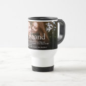 Das weltbeste Husband-Definition-Foto Reisebecher (VorderseiteRechts)