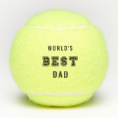 Das weltbeste Monogramm für den Vater Tennisbälle (Vorderseite)