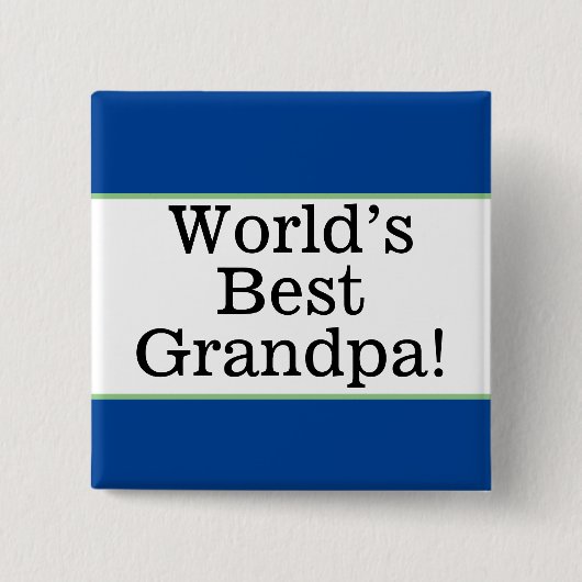 Das weltbeste Opa-Button Button (Vorderseite)