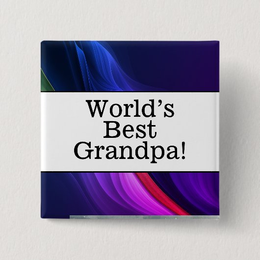 Das weltbeste Opa-Button Button (Vorderseite)