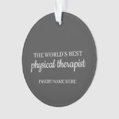 Das weltbeste Ornament für Physikaltherapeuten (Vorderseite)
