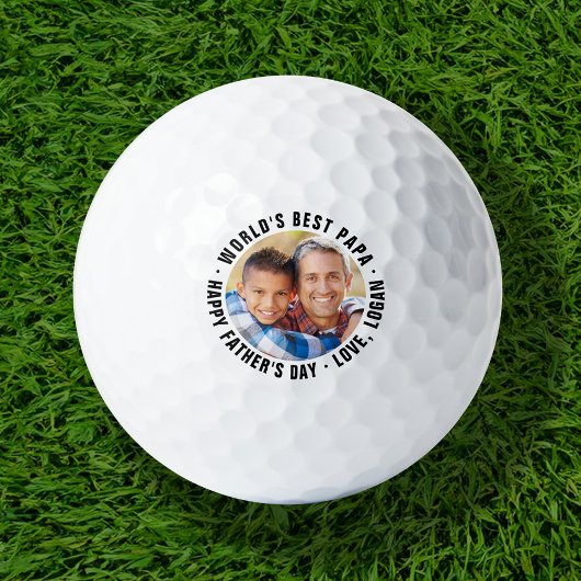 Das weltbeste Papa-Vatertag-Foto Golfball