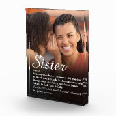 Das weltbeste Sister Definition Script-Foto Fotoblock (Rechts)