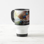 Das weltbeste Sister-Definition-Script-Foto Reisebecher (Vorderseite Links)