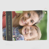 Das weltbeste Tante-Niece-Nephew-Foto Golfhandtuch (Horizontal)