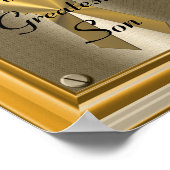 Das weltgrößte Son Poster Print Sign Sign (Ecke)