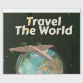 Das Weltposter der Science Fiction Geschenkpapier (Flach)