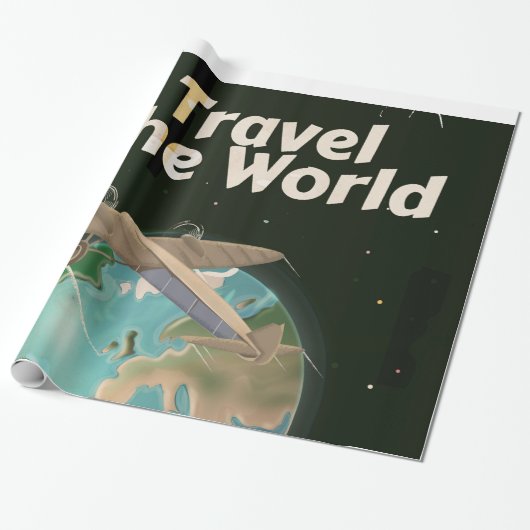 Das Weltposter der Science Fiction Geschenkpapier (Ungerollt)