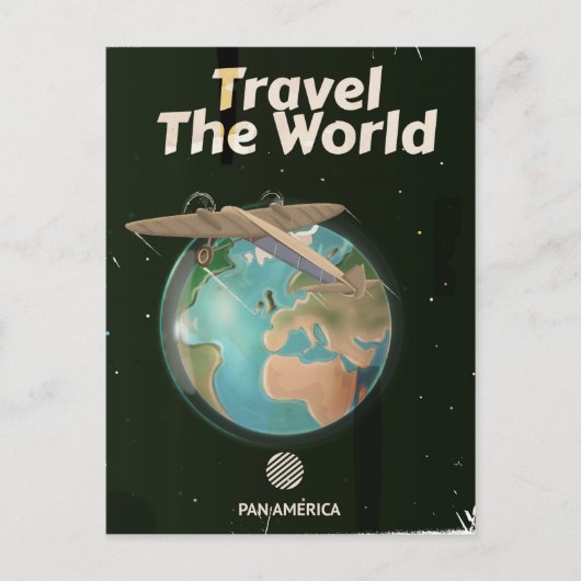 Das Weltposter der Science Fiction Postkarte (Vorderseite)