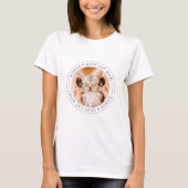 Das weltweit beste Cat Mama Classic Simple Foto T-Shirt (Vorderseite)