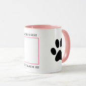 Das weltweit beste Cat Mama Custom Foto Personalis Tasse (VorderseiteRechts)