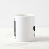 Das weltweit beste Cat Vater Custom Foto, Paw druc Kaffeetasse (Mittel)