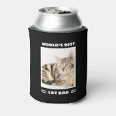 Das weltweit beste Cat Vater Custom Foto Personali Dosenkühler (Kanne Rückseite)