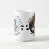 Das weltweit beste Cat Vater Personalisiert Pet Fo Kaffeetasse (Mittel)