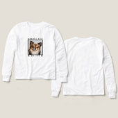 Das weltweit beste Dog Mama Paw Prints Pet Foto au (Design Vorderseite & Rückseite)