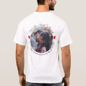 Das weltweit beste Foto für die Freundschaft bei d T-Shirt (Rückseite)