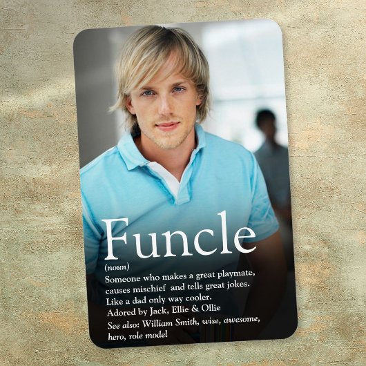 Das weltweit beste funktionelle Onkel Definition-F Magnet