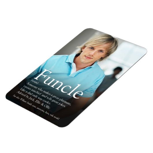 Das weltweit beste funktionelle Onkel Definition-F Magnet (Linke Seite)