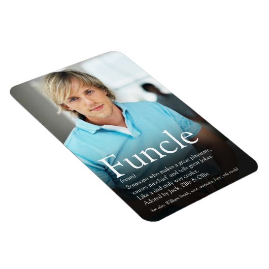 Das weltweit beste funktionelle Onkel Definition-F Magnet (Rechte Seite)