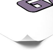 Das weltweit beste Gamer-Retro-Logo Poster (Ecke)