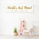Das weltweit beste Goldskript für die Mama niedlic Banner (Insitu)